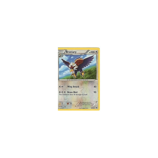 POKEMON B&amp;W EMERGING POWERS BRAVIARY 88/98 REV HOLO