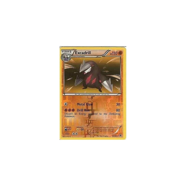 POKEMON B&amp;W EMERGING POWERS EXCADRILL 56/98 REV HOLO