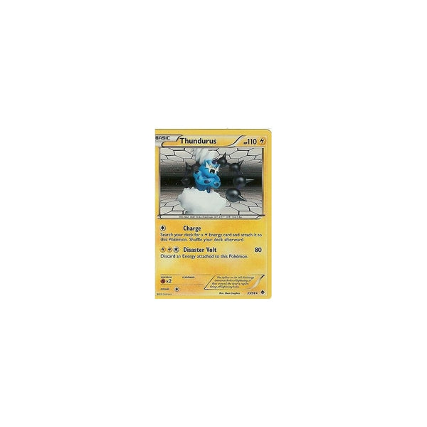 POKEMON B&amp;W EMERGING POWERS - THUNDURUS 35/98 RARE HOLO