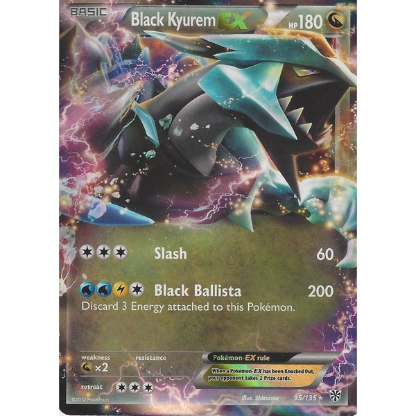 Pokemon B&W PLASMA STORM CARD: BLACK KYUREM EX - 95/135 - Ultra Rare H
