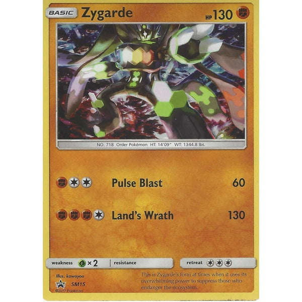 Pokemon Black Star Promo Card: ZYGARDE - SM15 - ALTERNATE HOLO