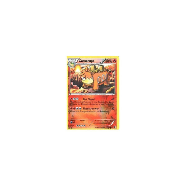 POKEMON Black &amp; White Boundaries Crossed Card: CAMERUPT 22/149 REV HOLO
