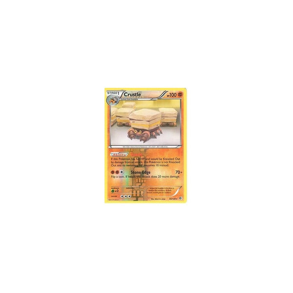 POKEMON Black &amp; White Boundaries Crossed Card: CRUSTLE 85/149 REV HOLO
