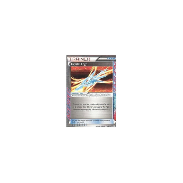POKEMON Black &amp; White Boundaries Crossed Card: CRYSTAL EDGE 138/149 PRIME HOLO
