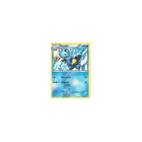 POKEMON Black &amp; White Boundaries Crossed Card: DEWOTT 40/149 REV HOLO