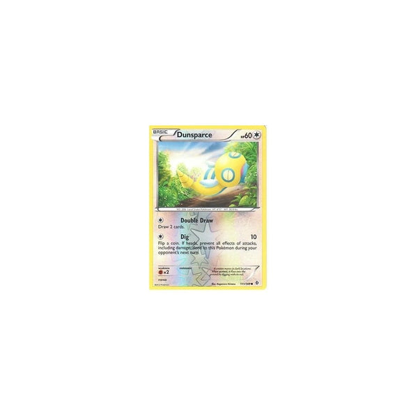 POKEMON Black &amp; White Boundaries Crossed Card: DUNSPARCE 111/149 REV HOLO