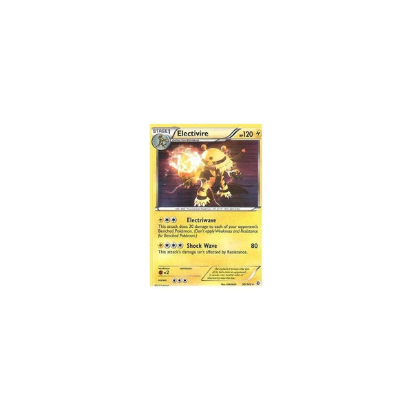 POKEMON Black &amp; White Boundaries Crossed Card: ELECTIVIRE 54/149 HOLO