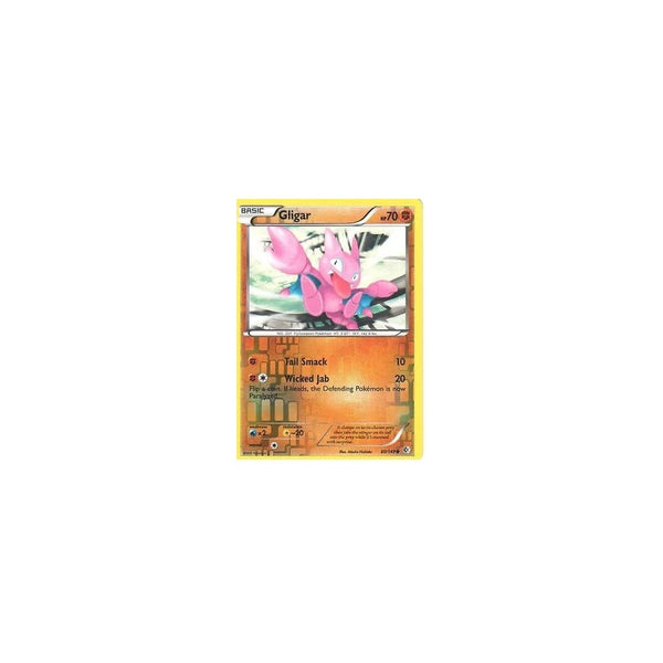 POKEMON Black &amp; White Boundaries Crossed Card: GLIGAR 80/149 REV HOLO