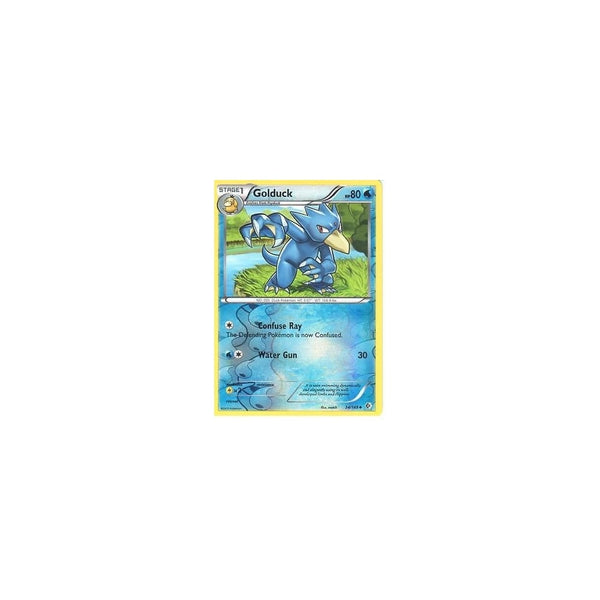 POKEMON Black &amp; White Boundaries Crossed Card: GOLDUCK 34/149 REV HOLO