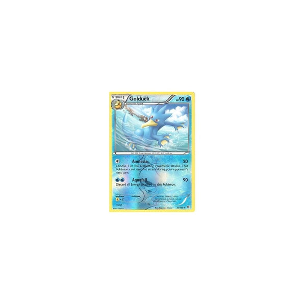 POKEMON Black &amp; White Boundaries Crossed Card: GOLDUCK 35/149 REV HOLO