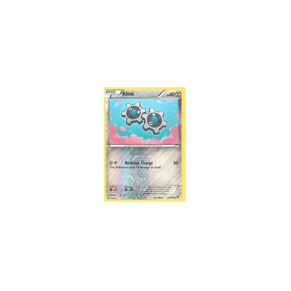 POKEMON Black &amp; White Boundaries Crossed Card: KLINK 97/149 REV HOLO