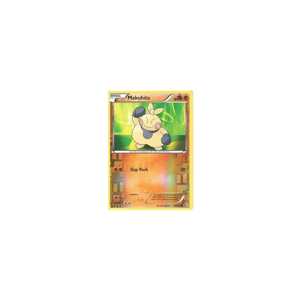POKEMON Black &amp; White Boundaries Crossed Card: MAKUHITA 82/149 REV HOLO