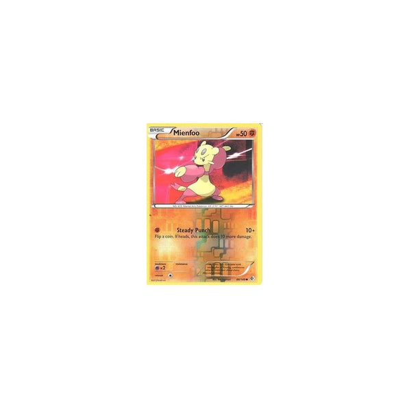 POKEMON Black &amp; White Boundaries Crossed Card: MIENFOO 86/149 REV HOLO