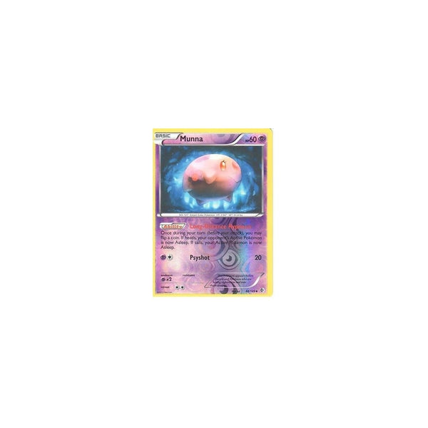 POKEMON Black &amp; White Boundaries Crossed Card: MUNNA 68/149 REV HOLO