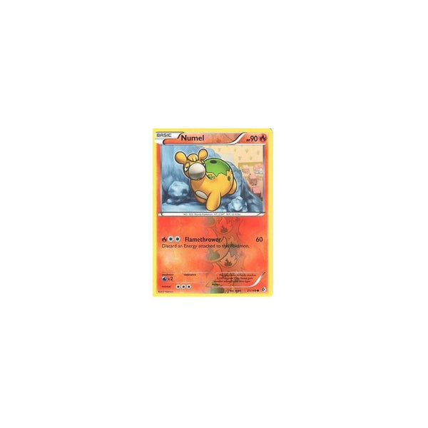 POKEMON Black &amp; White Boundaries Crossed Card: NUMEL 21/149 REV HOLO