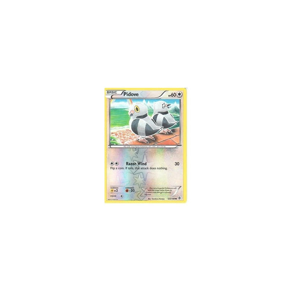 POKEMON Black &amp; White Boundaries Crossed Card: PIDOVE 123/149 REV HOLO