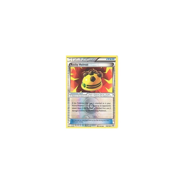 POKEMON Black &amp; White Boundaries Crossed Card: ROCKY HELMET 133/149 REV HOLO