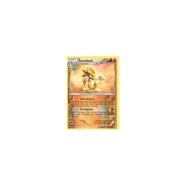 POKEMON Black &amp; White Boundaries Crossed Card: SANDSLASH 79/149 REV HOLO