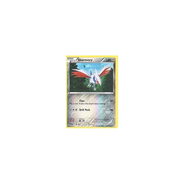 POKEMON Black &amp; White Boundaries Crossed Card: SKARMORY 95/149 REV HOLO