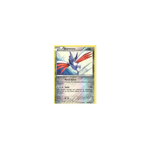 POKEMON Black &amp; White Boundaries Crossed Card: SKARMORY 96/149 REV HOLO
