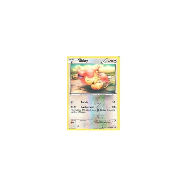 POKEMON Black &amp; White Boundaries Crossed Card: SKITTY 113/149 REV HOLO