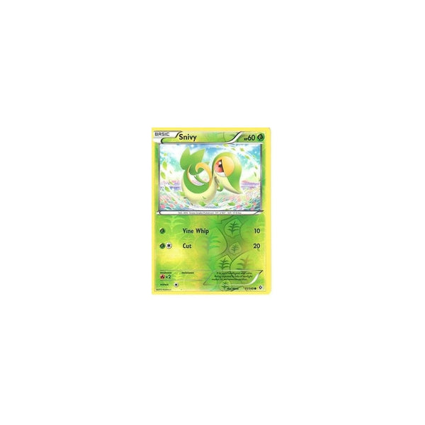 POKEMON Black &amp; White Boundaries Crossed Card: SNIVY 11/149 REV HOLO