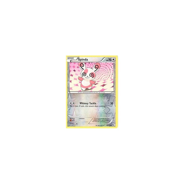 POKEMON Black &amp; White Boundaries Crossed Card: SPINDA 115/149 REV HOLO