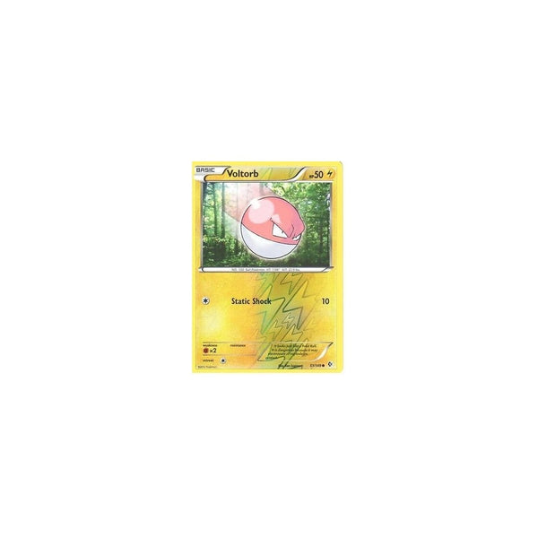 POKEMON Black &amp; White Boundaries Crossed Card: VOLTORB 51/149 REV HOLO