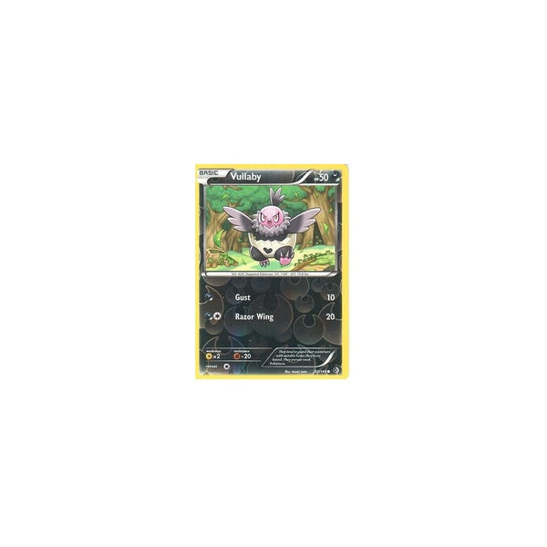 POKEMON Black &amp; White Boundaries Crossed Card: VULLABY 92/149 REV HOLO