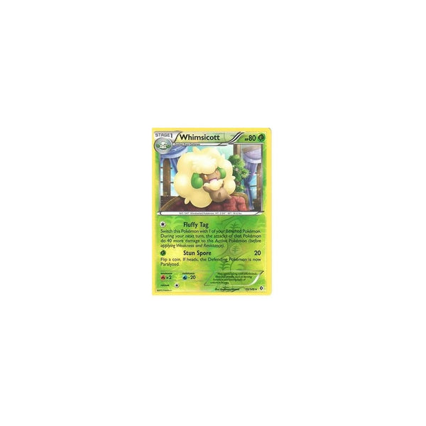 POKEMON Black &amp; White Boundaries Crossed Card: WHIMSICOTT 15/149 REV HOLO