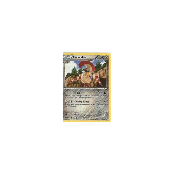 POKEMON Black &amp; White DARK EXPLORERS - ESCAVALIER 74/108 REV HOLO