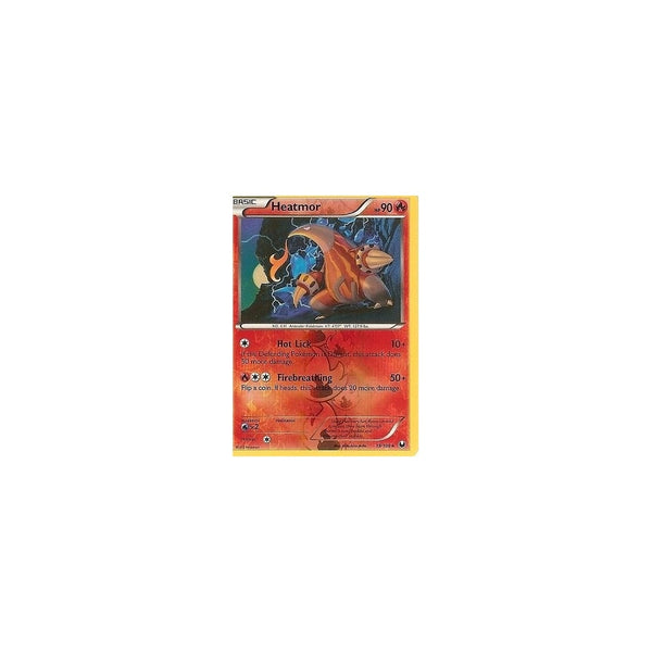 POKEMON Black &amp; White DARK EXPLORERS - HEATMOR 19/108 REV HOLO