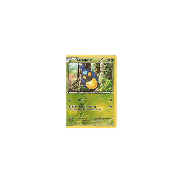 POKEMON Black &amp; White DARK EXPLORERS - KARRABLAST 9/108 REV HOLO