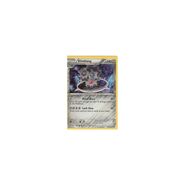 POKEMON Black &amp; White DARK EXPLORERS - KLINKLANG 77/108 HOLO