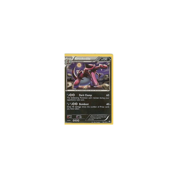 POKEMON Black &amp; White DARK EXPLORERS - KROOKODILE 66/108 HOLO
