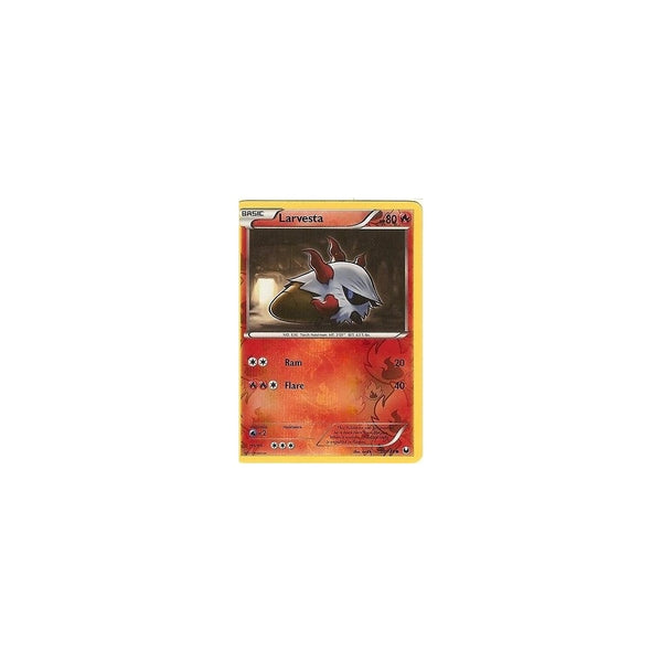 POKEMON Black &amp; White DARK EXPLORERS - LARVESTA 20/108 REV HOLO