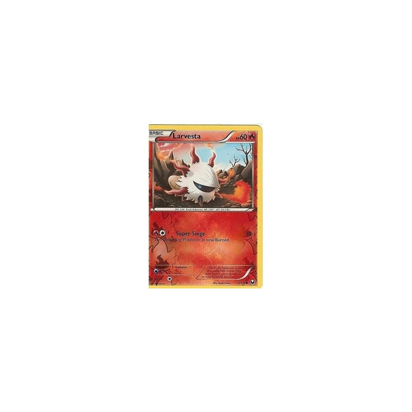 POKEMON Black &amp; White DARK EXPLORERS - LARVESTA 21/108 REV HOLO