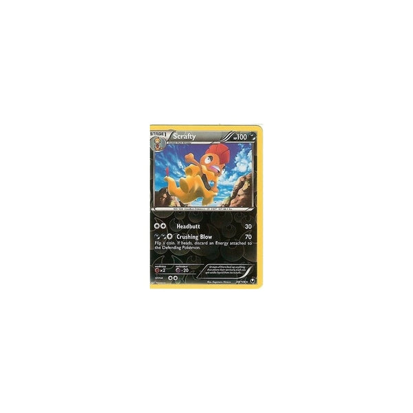 POKEMON Black &amp; White DARK EXPLORERS - SCRAFTY 68/108 REV HOLO