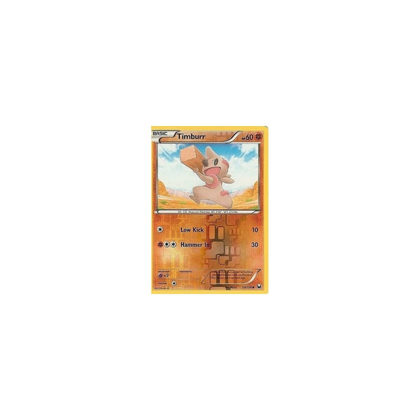 POKEMON Black &amp; White DARK EXPLORERS - TIMBURR 58/108 REV HOLO