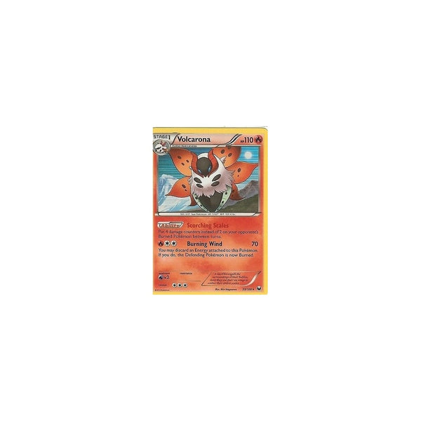POKEMON Black &amp; White DARK EXPLORERS - VOLCARONA 22/108 HOLO