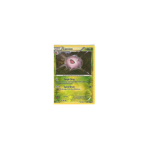 POKEMON Black &amp; White Dragons Exalted - CASCOON 9/124 REV HOLO