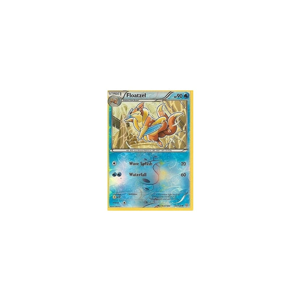 POKEMON Black &amp; White Dragons Exalted - FLOATZEL 33/124 REV HOLO