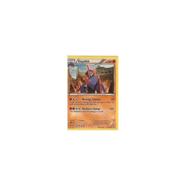 POKEMON Black &amp; White Dragons Exalted - GIGALITH 67/124 HOLO
