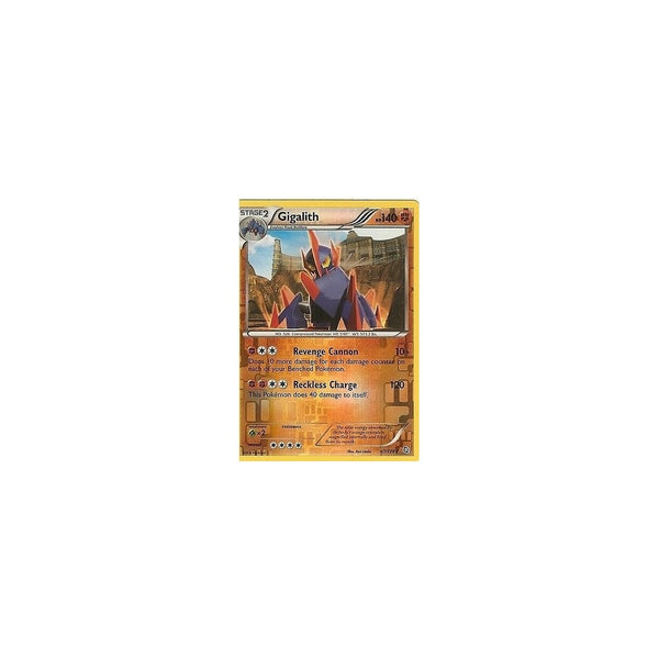 POKEMON Black &amp; White Dragons Exalted - GIGALITH 67/124 REV HOLO