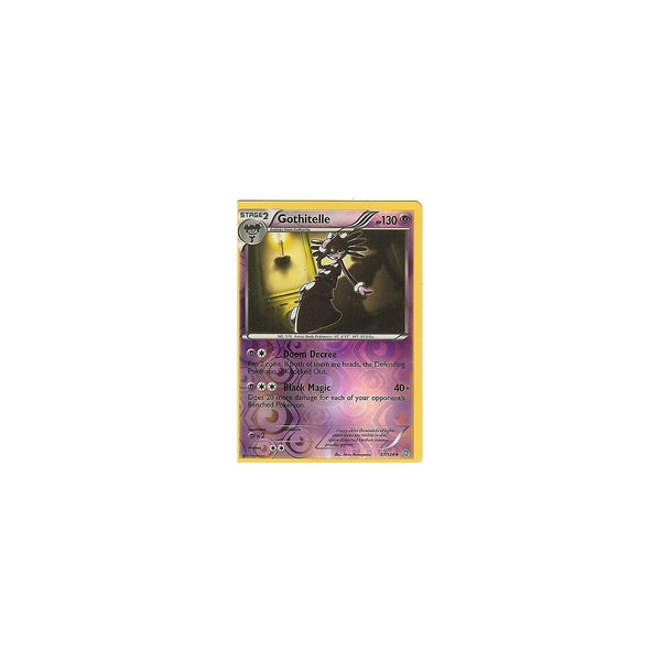 POKEMON Black &amp; White Dragons Exalted - GOTHITELLE 57/124 REV HOLO