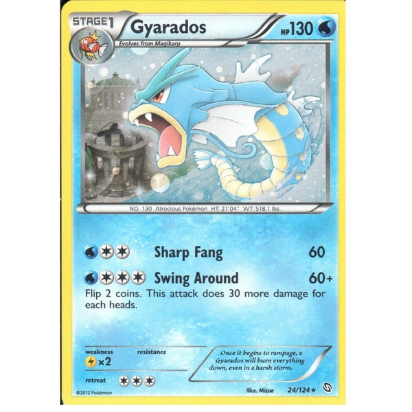 POKEMON Black &amp; White Dragons Exalted - GYARADOS 24/124 HOLO