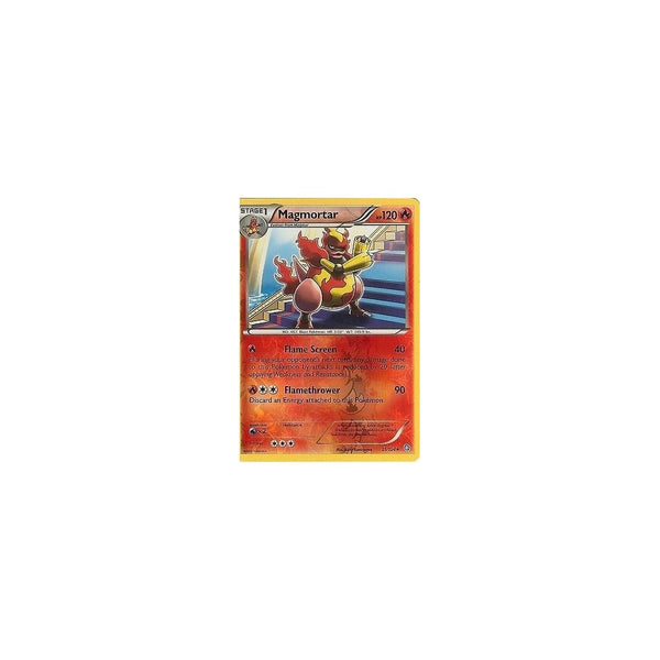 POKEMON Black &amp; White Dragons Exalted - MAGMORTAR 21/124 REV HOLO