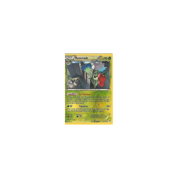 POKEMON Black &amp; White Dragons Exalted - ROSERADE 15/124 REV HOLO