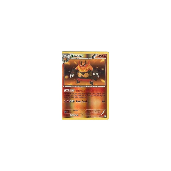 POKEMON Black &amp; White - EMBOAR 20/114 RARE REV HOLO