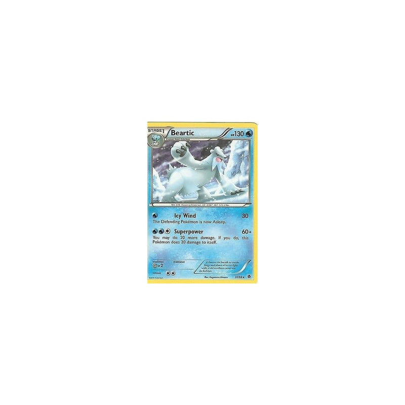 Pokemon Black & White Emerging Powers: BEARTIC 31/98 RARE